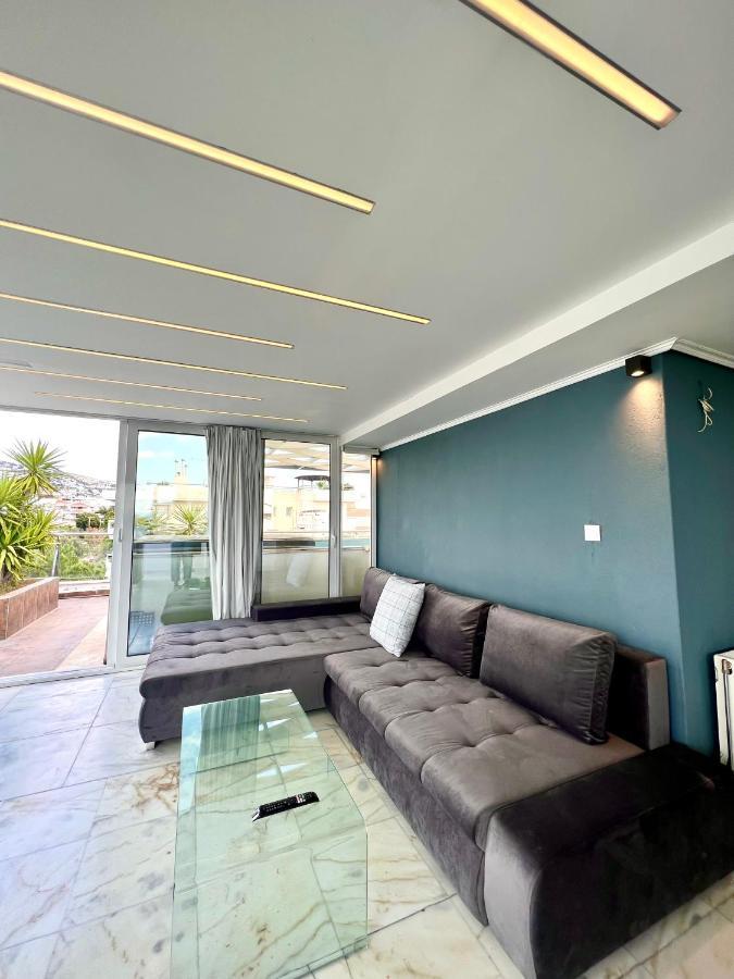 Citycenter Penthouse Mini Private Pool With Hydromassage And Great Town View Atény Exteriér fotografie